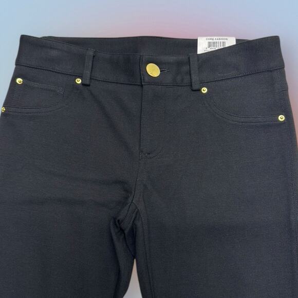 INC PETITE Women’s 2P Black Skinny Leg Stretchy Pant - Picture 1 of 4